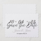 Personalisierte Save-the-Date-Karten nach Maß Save The Date (Vorne/Hinten)