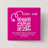 Personalisierte, scannable Website mit QR-Code Button (Vorderseite)