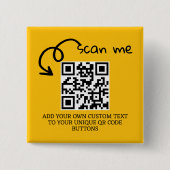 Personalisierte, scannable Website mit QR-Code Button (Vorderseite)