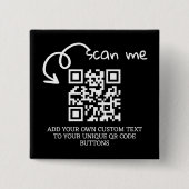 Personalisierte, scannable Website mit QR-Code Button (Vorderseite)
