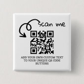 Personalisierte, scannable Website mit QR-Code Button (Vorderseite)
