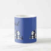 Personalisierte Schachspieler Kaffeetasse (Mittel)