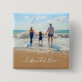 Personalisierte Schaltfläche für Foto und Text Button (Vorderseite)