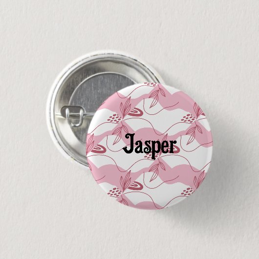 Personalisierte Schaltfläche für Minimalistisches Button (Vorne & Hinten)