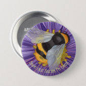 Personalisierte Schaltfläche "Unsere Bienen gerett Button (Vorne & Hinten)