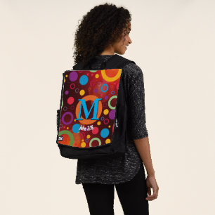 Personalisierte Schaltflächen für Punktschrift Rucksack