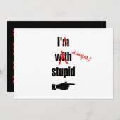 Personalisierte Scheidung| Funny Girls Night Out P Einladung (Vorne/Hinten)