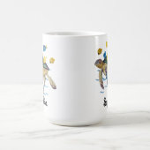 Personalisierte Schildkröten-Tasse, Schildkrötenge Kaffeetasse (Mittel)