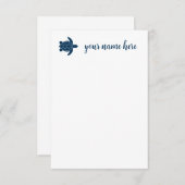 Personalisierte Schildkrötennotecards Dankeskarte (Vorne/Hinten)