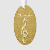 Personalisierte schillernde funkelnd ornament (Vorderseite)