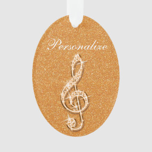 Personalisierte schillernde funkelnd ornament