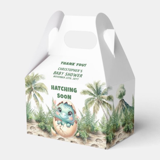 Personalisierte Schläge Soon Boy Dinosaurier Box Geschenkschachtel (Vorderseite)