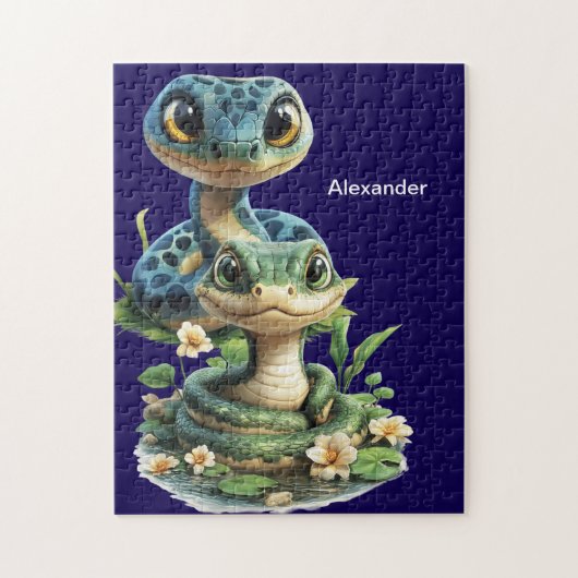 Personalisierte Schlange Puzzle (Vertikal)