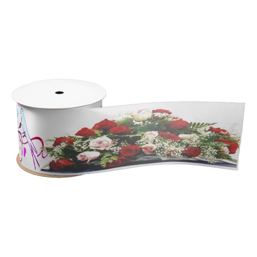 Personalisierte Schleife Satinband (Spule)