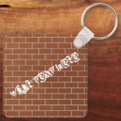 Personalisierte Schlüsselanhänger-Brillenwand Schlüsselanhänger (Rückseite)