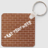 Personalisierte Schlüsselanhänger-Brillenwand Schlüsselanhänger (Rückseite)