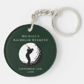 Personalisierte Schlüsselkette | Bachelor Golf Wee Schlüsselanhänger (Rückseite)