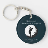 Personalisierte Schlüsselkette | Bachelor Golf Wee Schlüsselanhänger (Vorderseite)