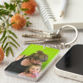 Personalisierte Schlüsselkette mit Ihrem Schlüsselanhänger (Vorderseite rechts)