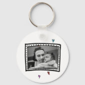 personalisierte Schlüsselkette Schlüsselanhänger (Vorderseite)
