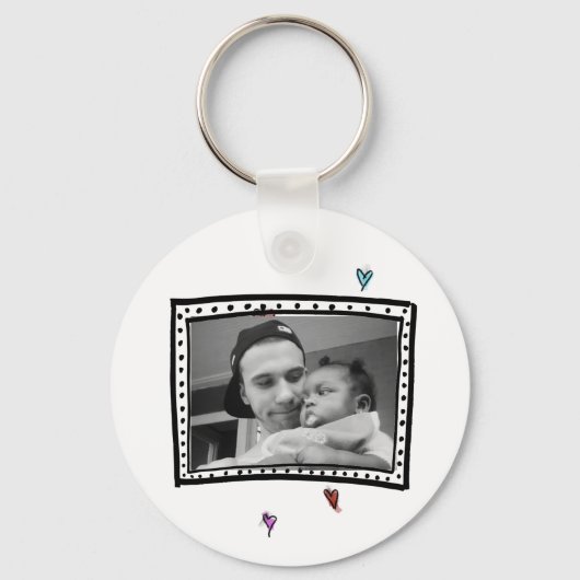 personalisierte Schlüsselkette Schlüsselanhänger (Vorderseite)