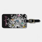 personalisierte Schmetterlinge Gepäckmarke Gepäckanhänger (Vorderseite horizontal)