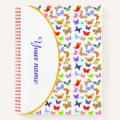 Personalisierte Schmetterlinge Notizblock (Vorderseite)