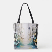 Personalisierte Schmetterlinge Subtil Tasche (Rückseite)