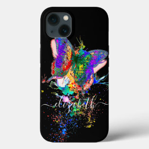 Personalisierte Schmetterlings-Spritzer Case-Mate iPhone Hülle