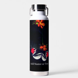 Personalisierte Schmetterlingsflasche Trinkflasche