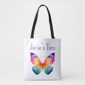 Personalisierte Schmetterlingstasche Tasche (Vorderseite)
