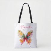 Personalisierte SchmetterlingsTasche Tasche (Vorderseite)