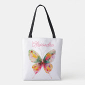 Personalisierte SchmetterlingsTasche Tasche (Rückseite)