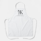 Personalisierte Schmetterlingswelle Schürze (Vorderseite)