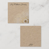 Personalisierte SchmuckEarring Card Quadratische Visitenkarte (Vorne/Hinten)