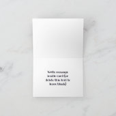 Personalisierte Schmutzkarte, Monate Jahre Karte (Innenseite)