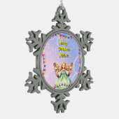 Personalisierte Schneeflocke Gerahmte Ornamente (Links)