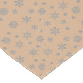 Personalisierte Schneeflocken Goldene Weihnachten Kurzer Tischläufer (Ecke)