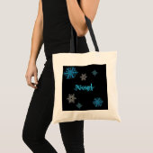 personalisierte Schneeflocketasche Tragetasche (Vorderseite (Produkt))
