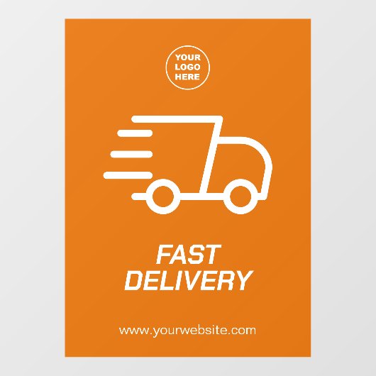 Personalisierte Schnellbereitstellung - benutzerde Fensteraufkleber (Blatt)