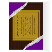 Personalisierte Schokolade Bar Geburtstagskarte (Innen (Links))