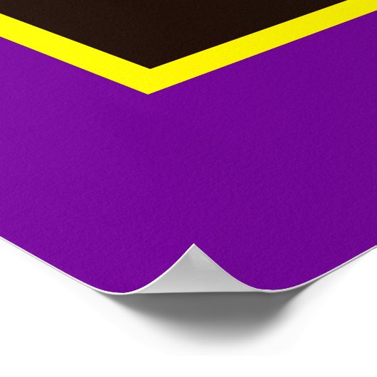 Personalisierte Schokolade Candy Bar Banner Poster (Ecke)