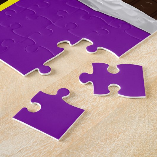 Personalisierte Schokolade Candy Bar Jigsaw Puzzle (Seite)