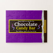 Personalisierte Schokolade Candy Bar Jigsaw Puzzle (Horizontal)