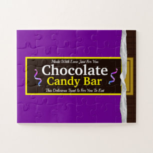 Personalisierte Schokolade Candy Bar Jigsaw Puzzle