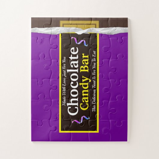 Personalisierte Schokolade Candy Bar Jigsaw Puzzle (Vertikal)