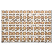Personalisierte Schokolade Chip Cookie Fabric Stoff (Fat Quarter (45,7 x 55,9 cm))