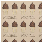 Personalisierte Schokolade Eiscreme Stoff (Muster)