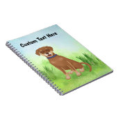 Personalisierte Schokolade Labrador Mix Notizblock (Rechte Seite)