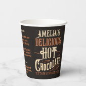 Personalisierte Schokolade Rezept Weihnachten Kaka Pappbecher (Rückseite)